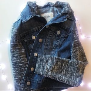 Jessica Simpson cropped denim jacket